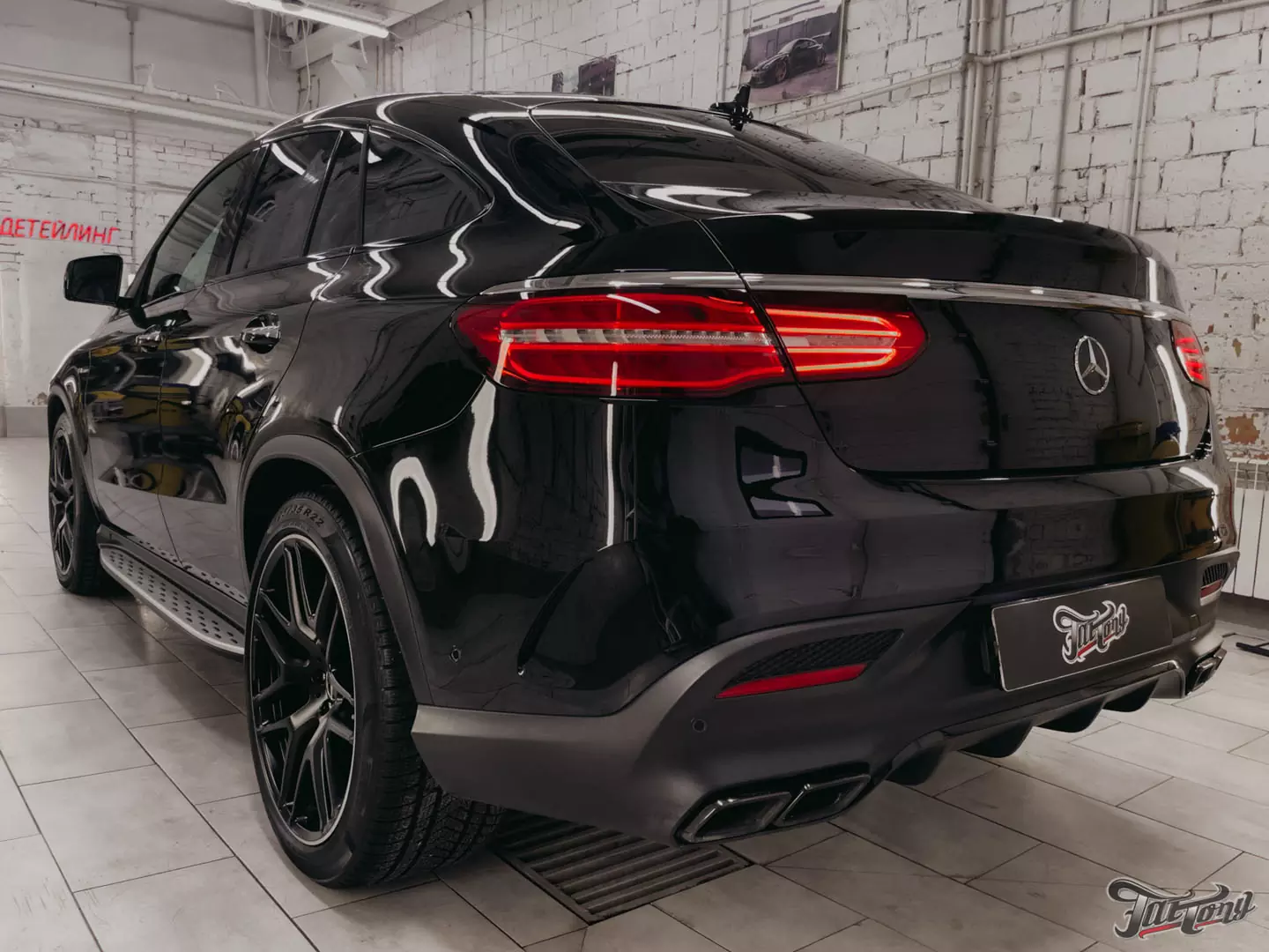 Полировка и покрытие керамикой Mercedes GLE